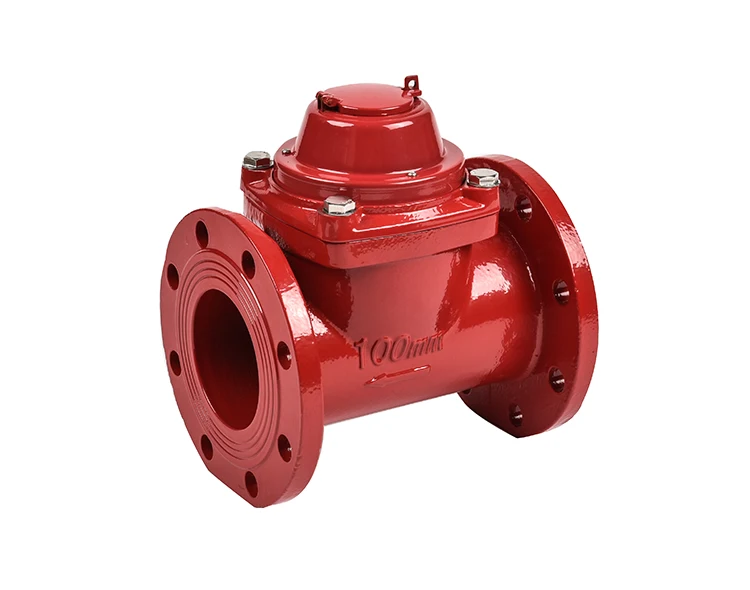 50-300 mm industrial sealed cold bulk woltman water meter