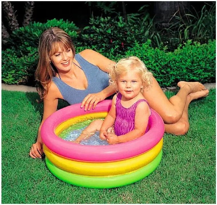 Новый пляж надувные бассейн для взрослых и малышей детские плавать бассейн рыбный надувной воздушный матрац умывальница inflavel