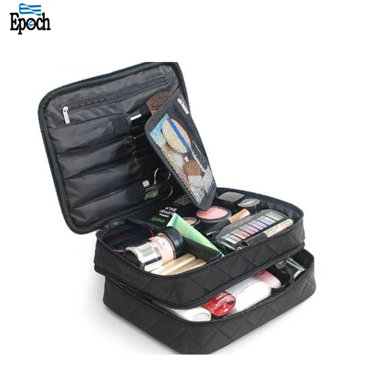 Wholesale Two Seperate Compartment Black Classic Waterproof Nylon