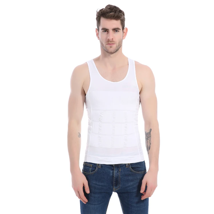 
Sleeveless Slim Fit Undershirt Shapewear Mens Shirts 