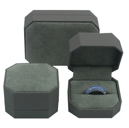 white velvet ring box