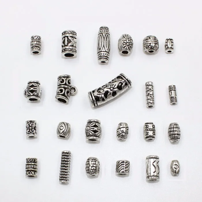 

Making your own jewellery accessories metal antique beads for necklace bracelets, Antique silver