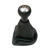 Auto Car Leather Gear Shift Knob For Peugeot 206 C4 Rcz 607 505 405 307 207 406 307 504 Dacia Citroen 407 106 301 306 3008