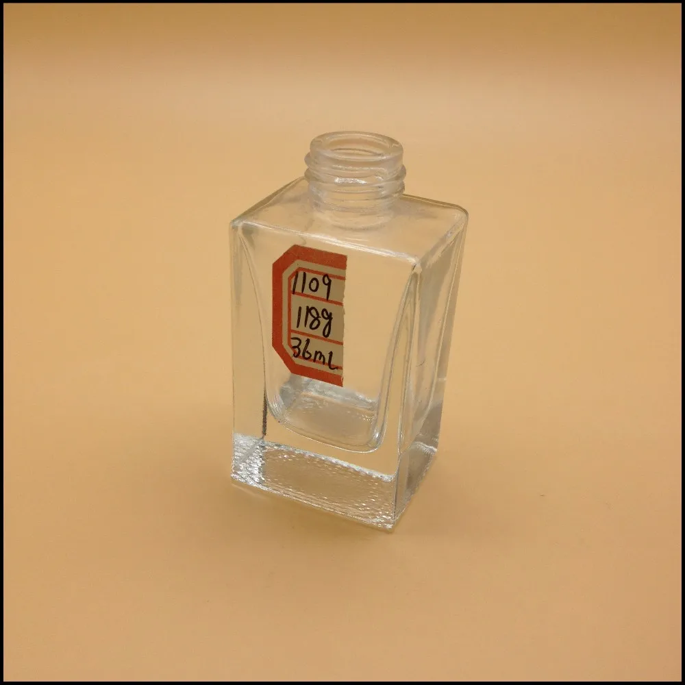 35毫升长方形玻璃香薰瓶玻璃香水瓶指甲油瓶