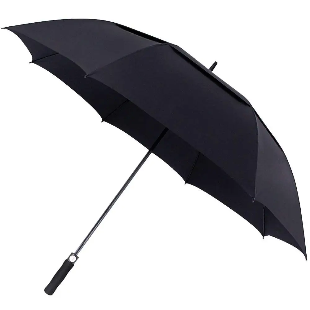 
Windproof Large 62 Inch Double Canopy Vented Automatic Open Extra Large Oversized,Sun Protection Ultra golf umbrella 