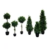 home garden decoration Real touch artificial topiary grass boxwood ball tree