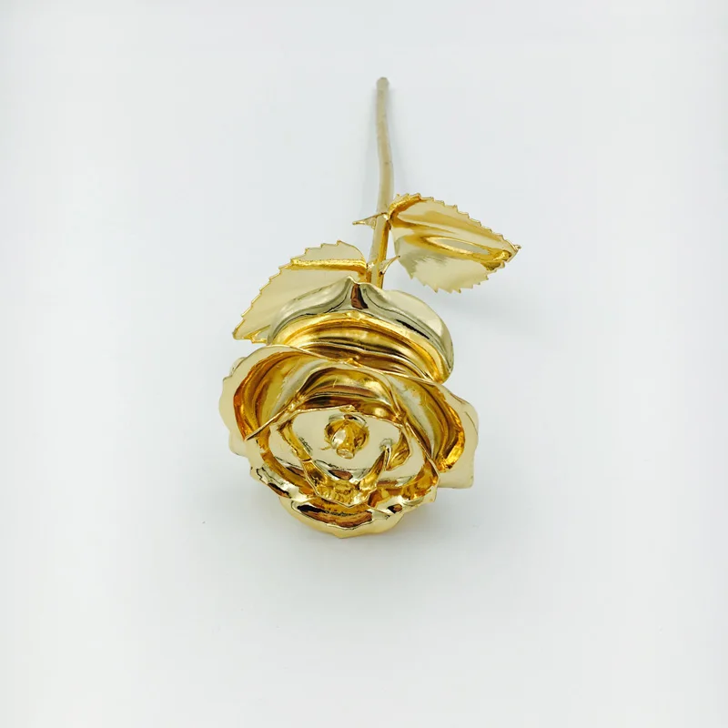 

full gold plated 24k flower rose the best gifts for wedding decoration and gifts