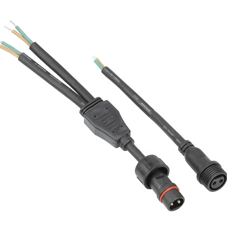 Waterproof Extension Cable Ip67 Y Splitter Power Cable Molded Y Type