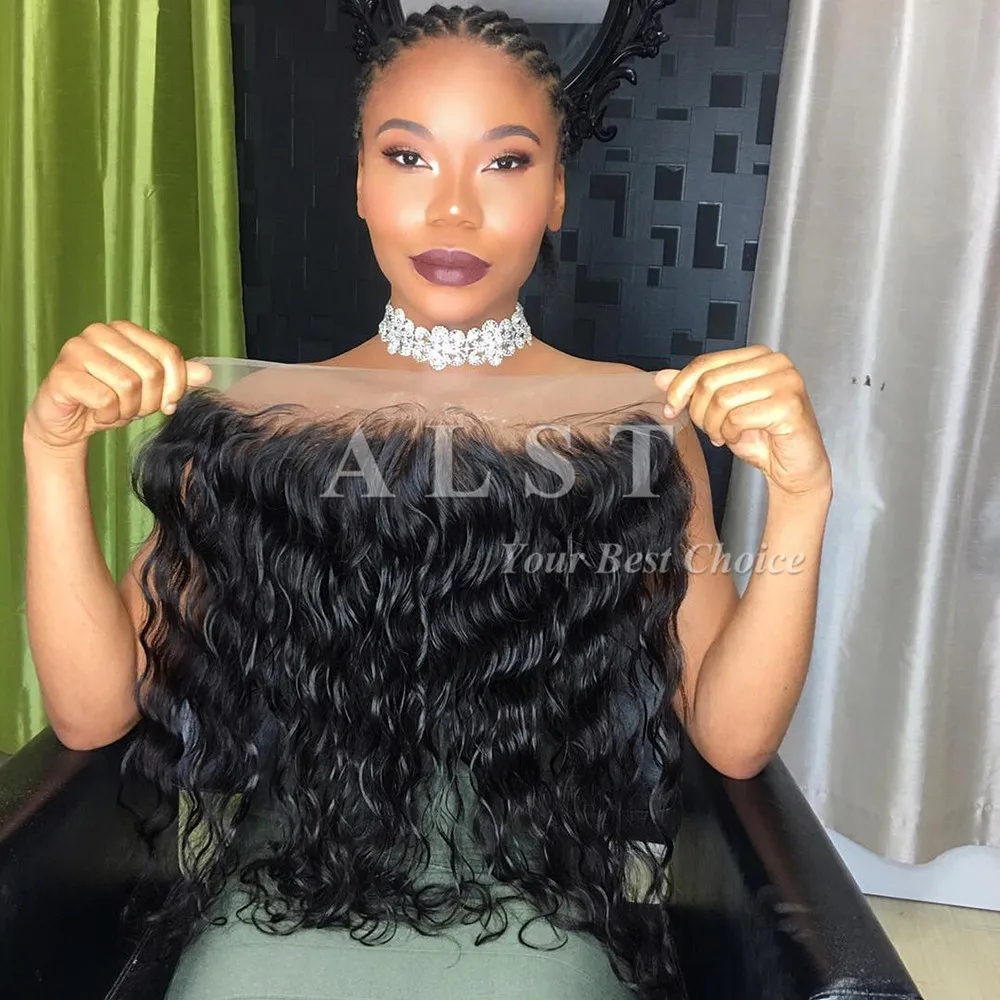

Fast Shipping 100% Virgin Brazilian Human Hair Frontals 13x6" 13"x4" Lace Frontal With Baby Hair