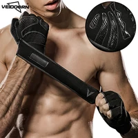 

Anti slip Breathable Sports workout fitness training weight lifting gym gloves with wrist wraps