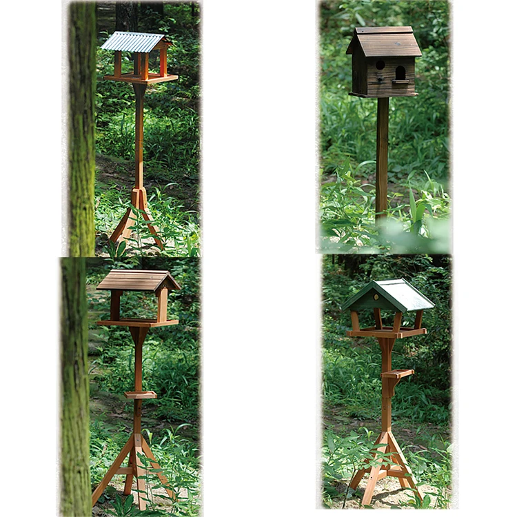 Traditional Gazebo Bird Feeder With Large Capacity Seeds Crafted