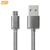 ZSSP Manufactured OEM /ODM charging + data transfer braided micro usb cable