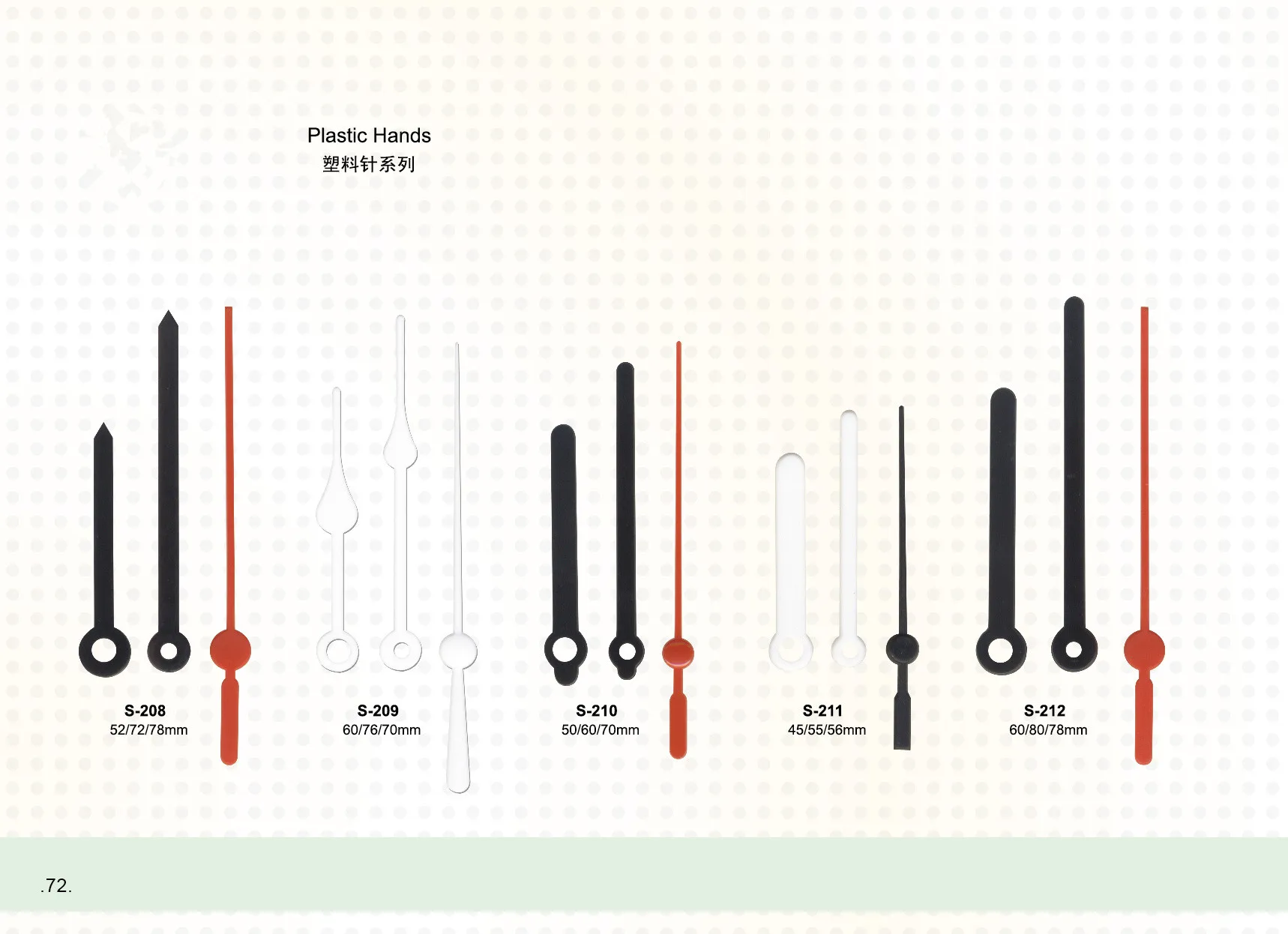 Plastic Clock Hands Pointers Kits For Clock Buy Plastic Hand Pointers,Clock Mechanism Silent