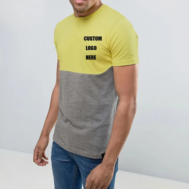 fashion oem service top quality custom slim fit screen print tee