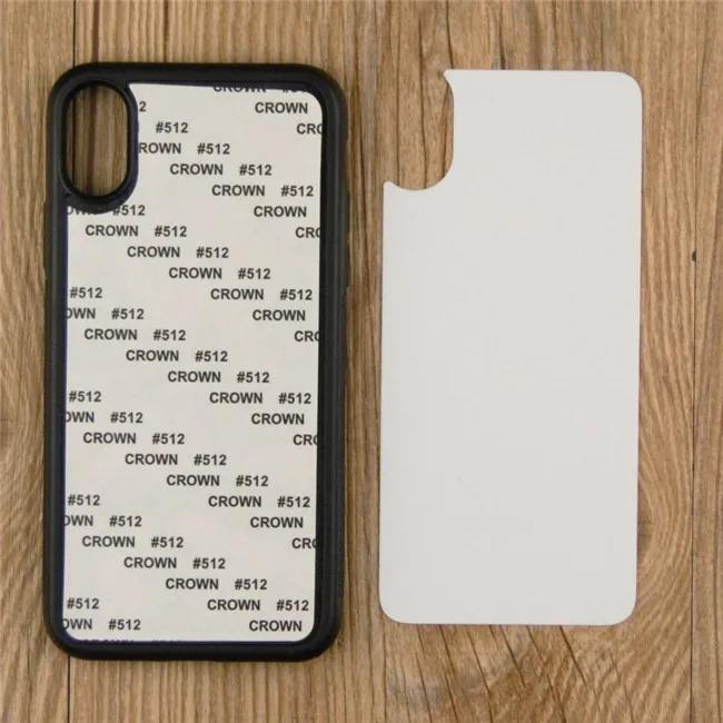 

2D TPU Sublimation Blank Phone Case DIY Printed Cover With Aluminum Plate For iPhone 11 Pro Max for Samsung S20 Ultra, Black, white, clear
