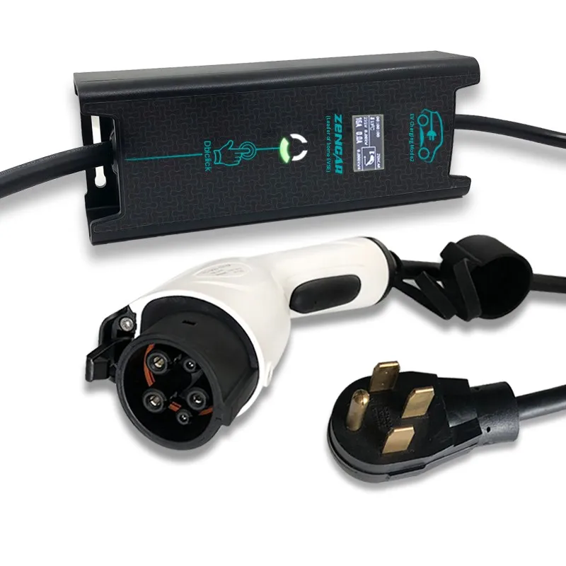 220v J1772 Plug Home Electric Car Charger Level 2 Charger With Nema 14