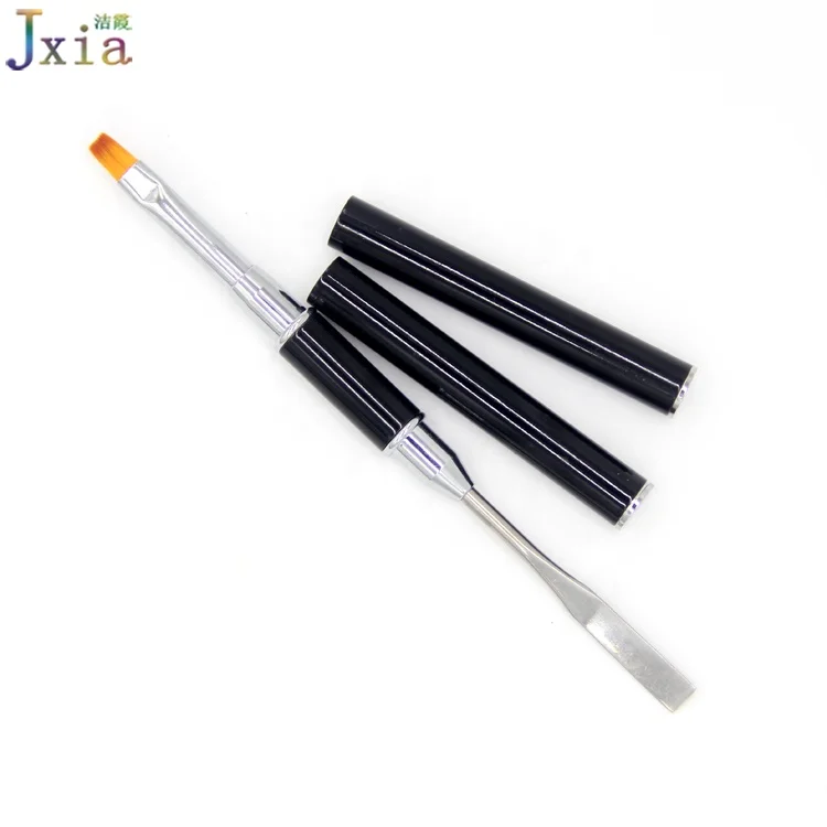 

Jiexia Professional Manicure LED UV Poly Gel Slice Shape Spatula Tool Dual Ended Polygel Nail Art Brush Pens