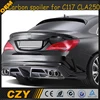 Carbon Fiber Car Rear Spoiler Trunk Wing for Mercedes C117 W117 CLA250 CLA45 CLA 3PCS/SET