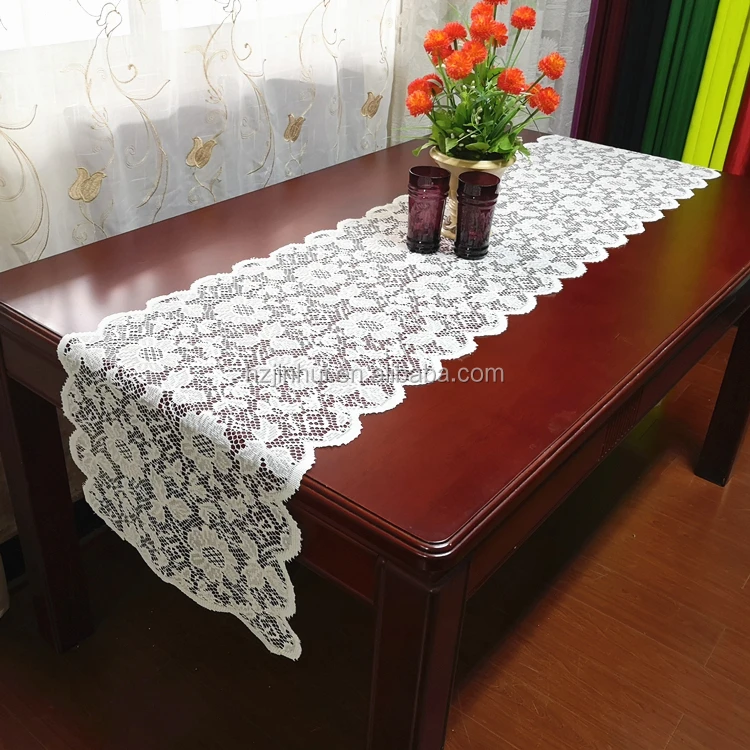 Cheap Wholesale Table Runner46x244cm Wedding Floral Lace Table Runner Buy Cheap Table Runners