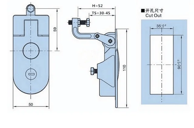 compression latch lock