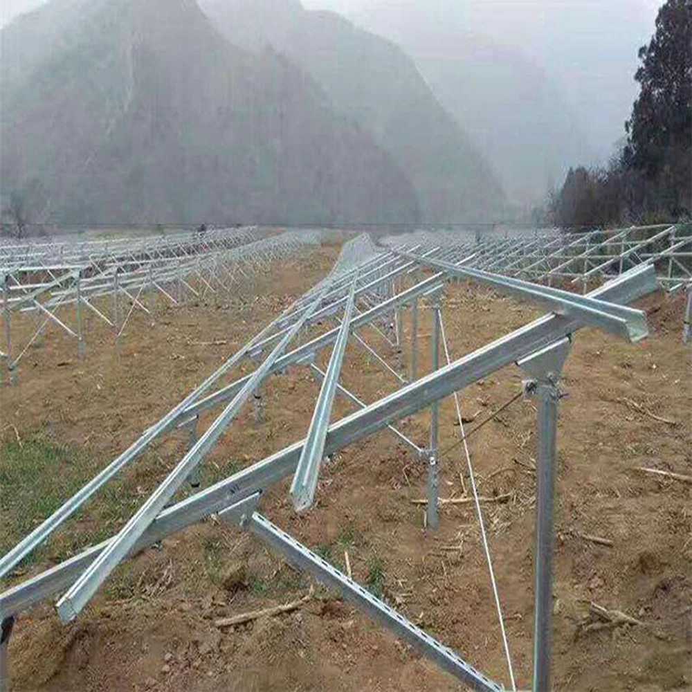 Galvanized Steel Unistrut Pv Tilt Mounting Frame Aluminum Frame Rack Solar Pv Panel Supporting