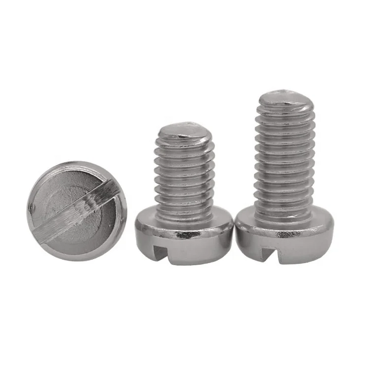 
Stainless Steel Slotted CheeseHead Screws DIN84 