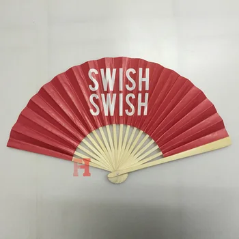 folding fan hand custom personalized printed fans held larger