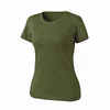Womens girls 100 cotton basic plain cotton short sleeve t shirt