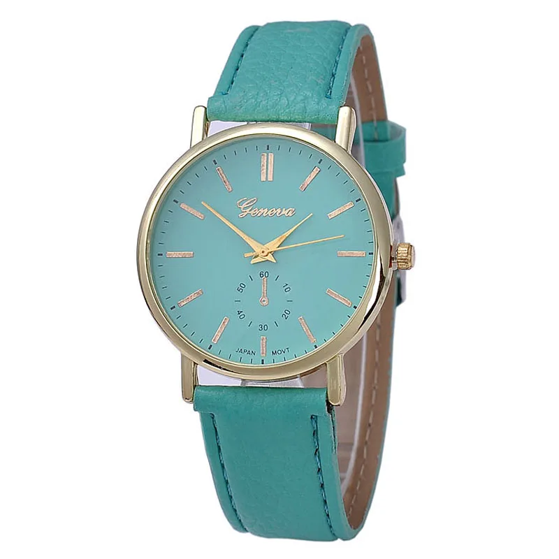 

Foreign Trade Hot Selling Classic Women Geneva Watches Fashion Watches Leather Belt