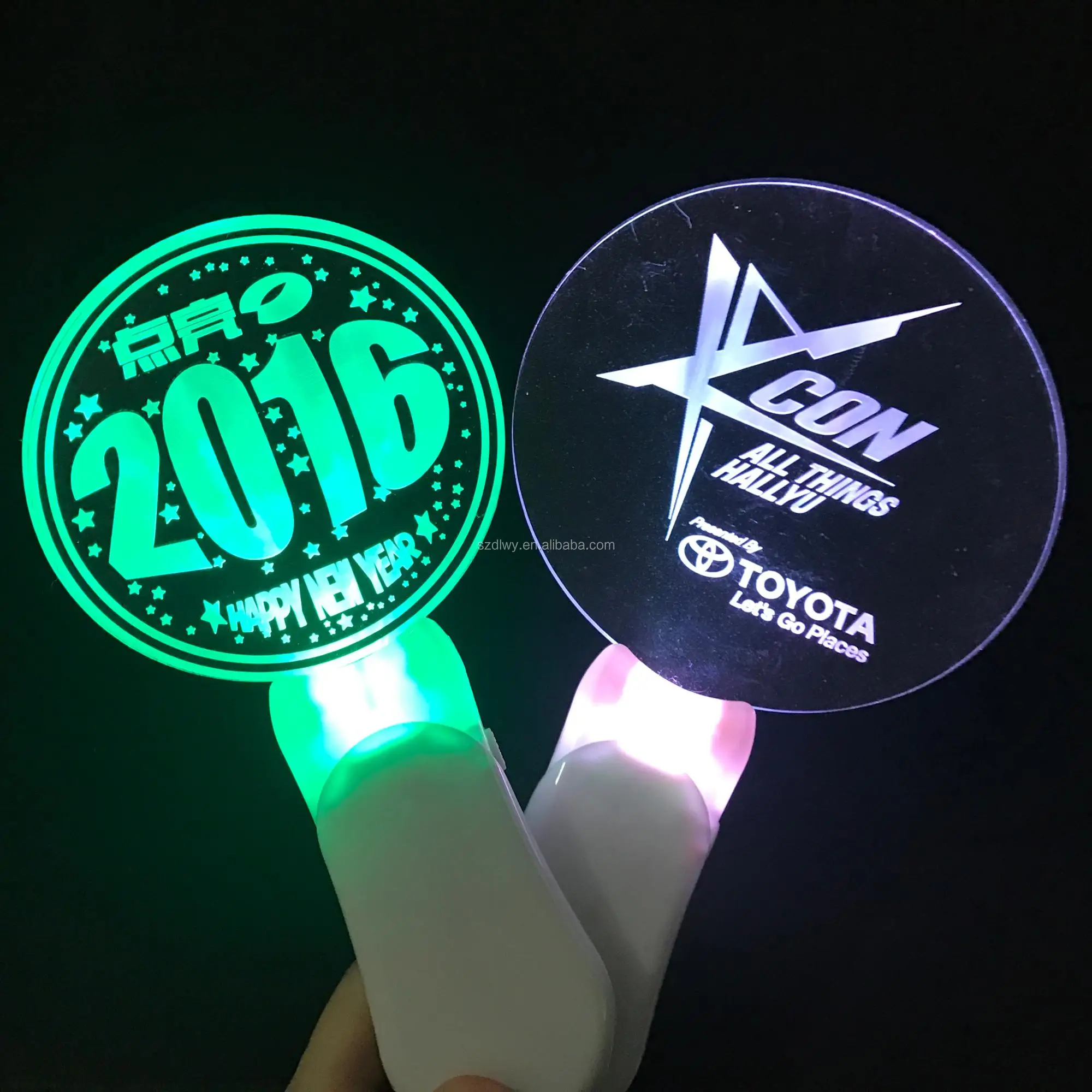Customized Acrylic Led Light Stick For Events Concert Sports Hot Sale
