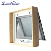 Australia local design chain winder awning window with Timber reveal for timer structure house