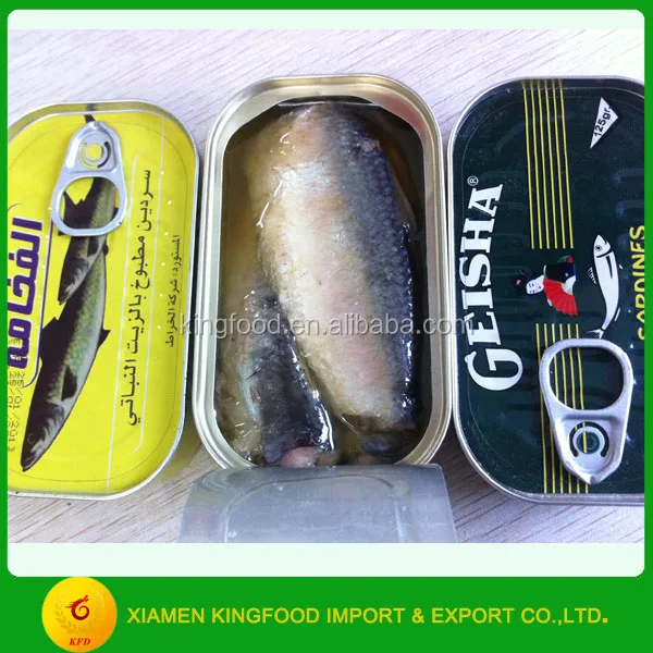 Supply Bulk Sardine Cans In Oil 125g Buy Bulk Sardine Cans,Canned