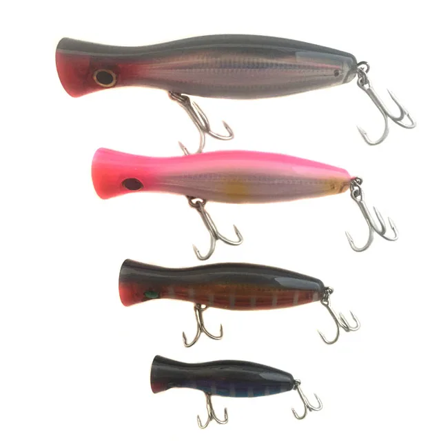 

120mm Big Floating Popper Lure Surface Popping Lures Sea Handmade Fishing With High Quality, Vavious colors