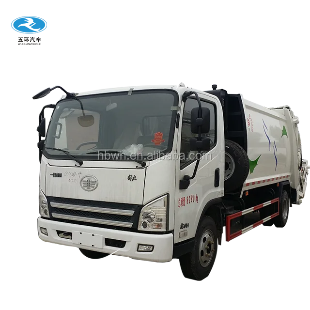 side loaders trash/rubbish/junk garbage compactor truck for sale