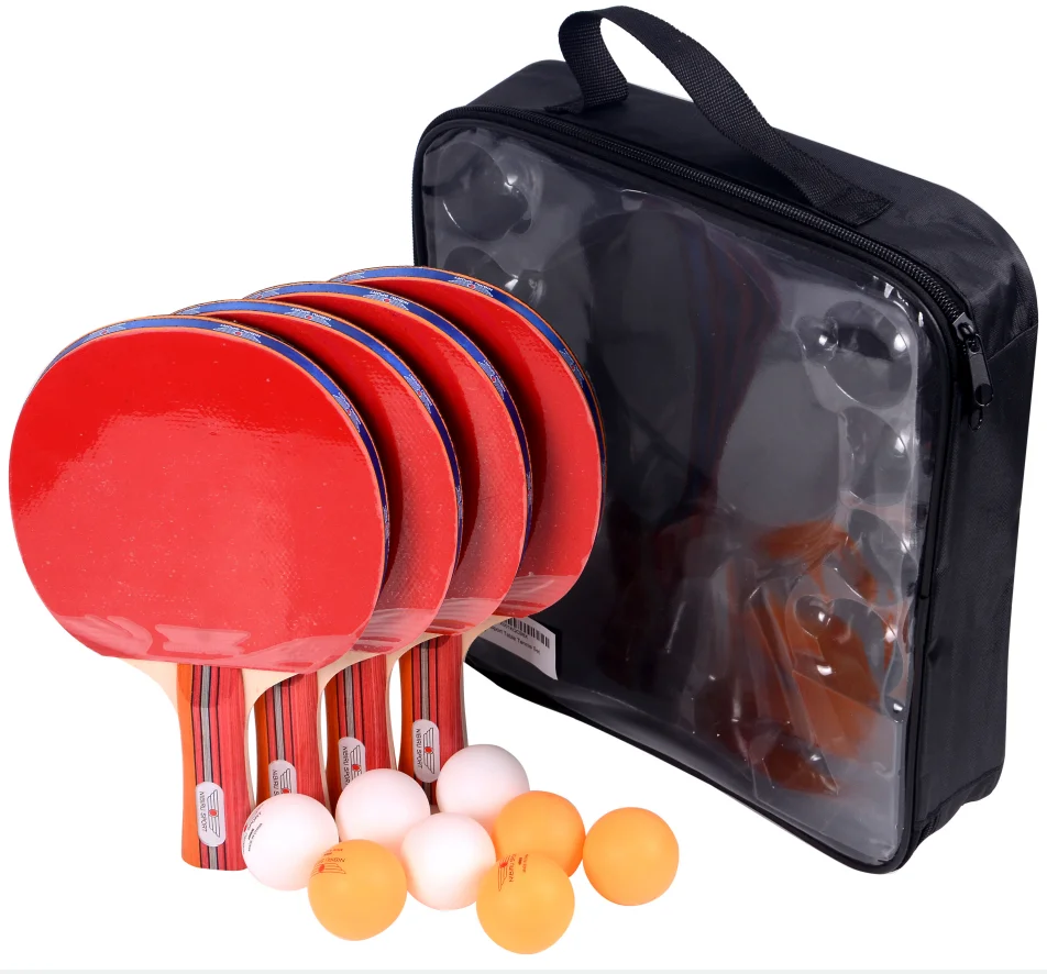Professional Table Tennis Racket Set Case Customized Logo Manufacturer