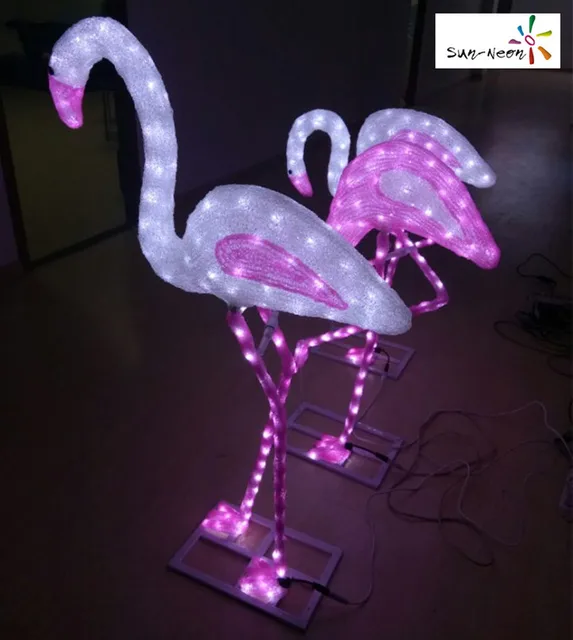 Lowes Outdoor Christmas Decorations Garden Decor Pink Flamingo