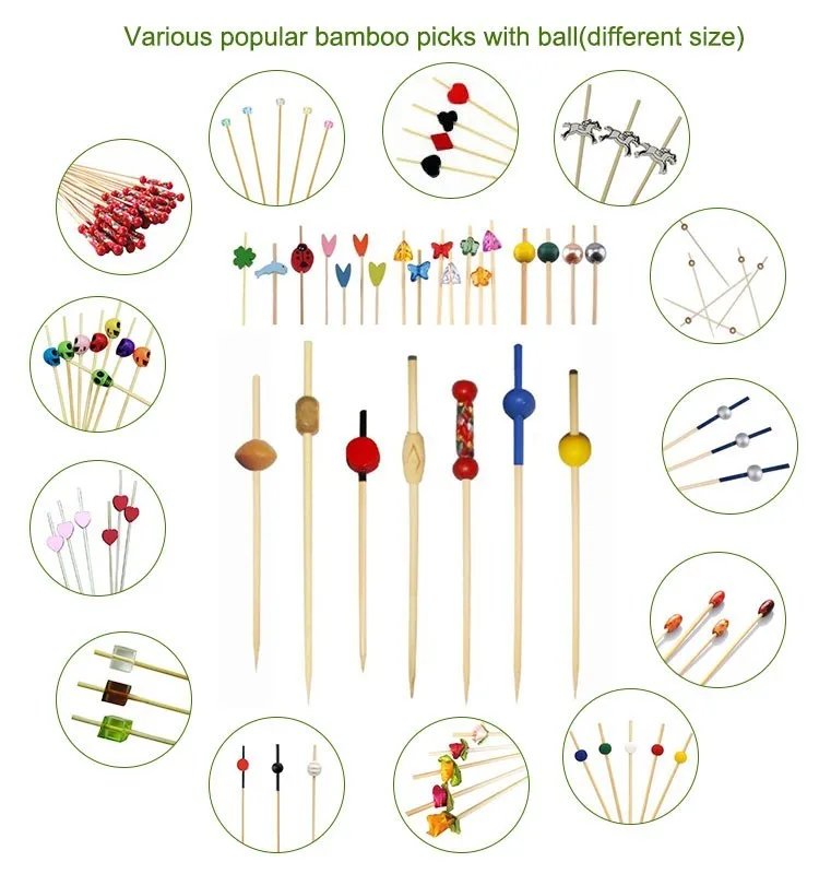 Decorative Fruit Picks Bamboo Cocktail Skewers Buy Bamboo Cocktail
