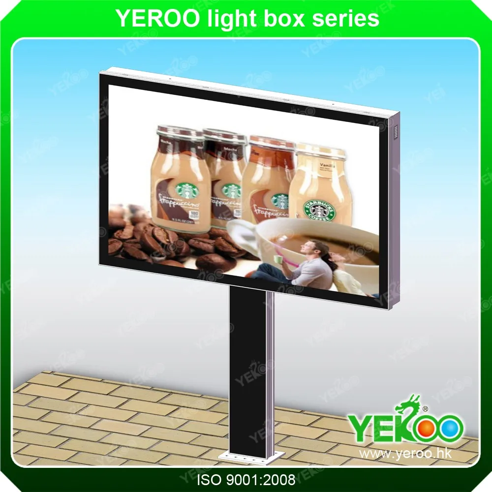 product-YEROO-Mupi standing scrolling LED advertising vertical signboard light box-img-1