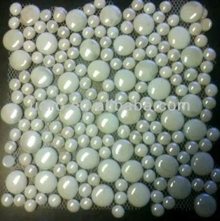 white pearl art glass