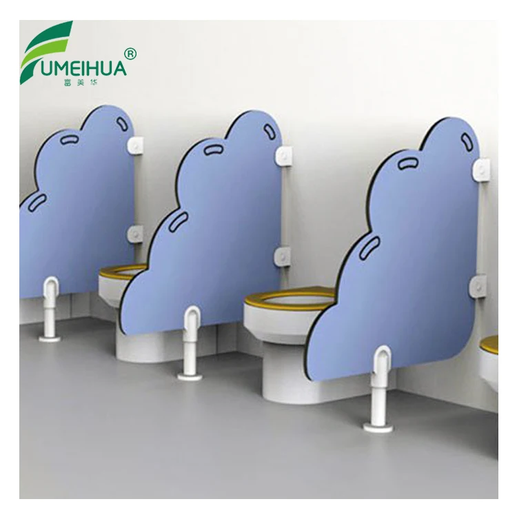 
kindergarten and nursery school kids toilet cubicles partition 