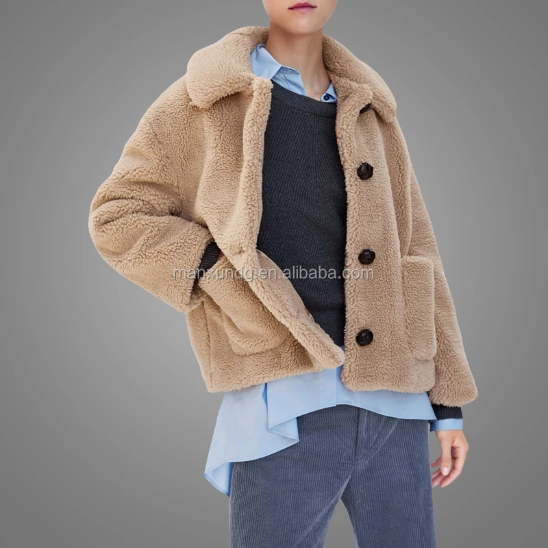  High Quality Denim Fur Jacket 5