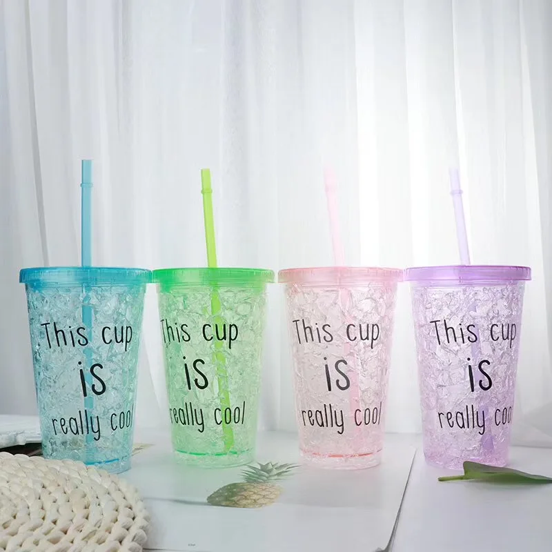 

Wholesale reusable cup 450ml pink plastic cup, Purple,pink,blue,green
