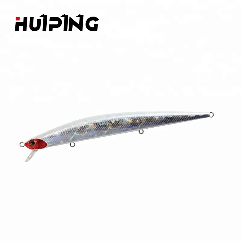 

HUIPING 125mm 15g Fishing Lures Minnow pesca isca artificial Bass Baits Wobbler Fishing M058, 8 colors