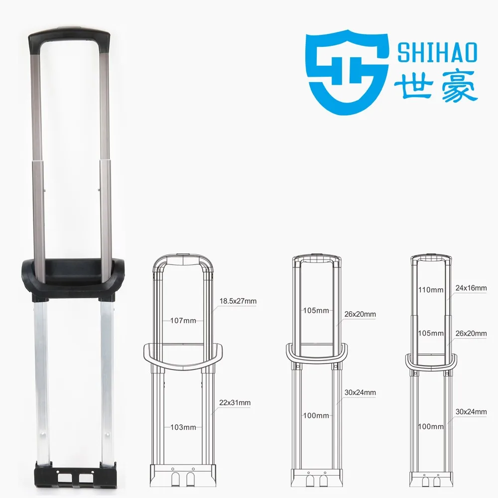 telescoping luggage handle replacement parts