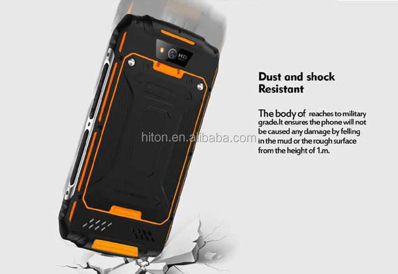 5.5 inch MTK6737 Android 6.0 rugged phone 2+16 waterproof smartphone 4G LTE Mobile phone with 5000mAh battery