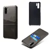 Premium PU Leather Back ID Slot Card Flip Wallet Cover Mobile Phone Case For Huawei P30 Smartphone
