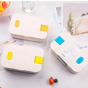 Image of 2019 hot selling new style Leakproof wheat straw lunch box