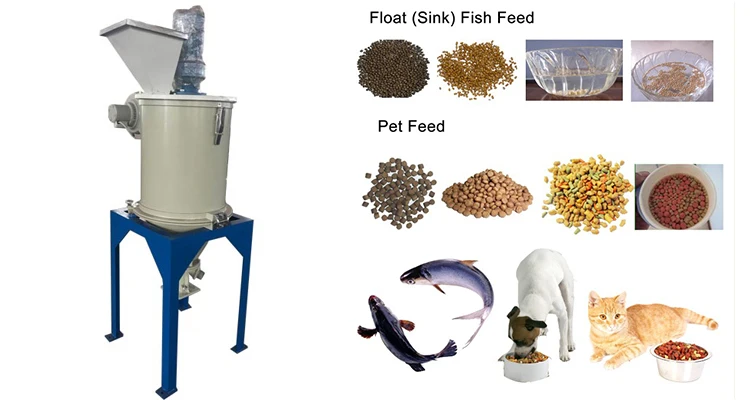 Floating Fish Animal Pet Food Feed Pellet Mill Extruder Making Machine Production Line