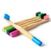 Eco-Friendly Bamboo Handle Toothbrush-4-Pack Zero Waste Biodegradable Recyclable Toothbrushes with Medium Bristles