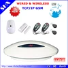 sms notification phone call network gsm tcp/ip wireless security alarm system home